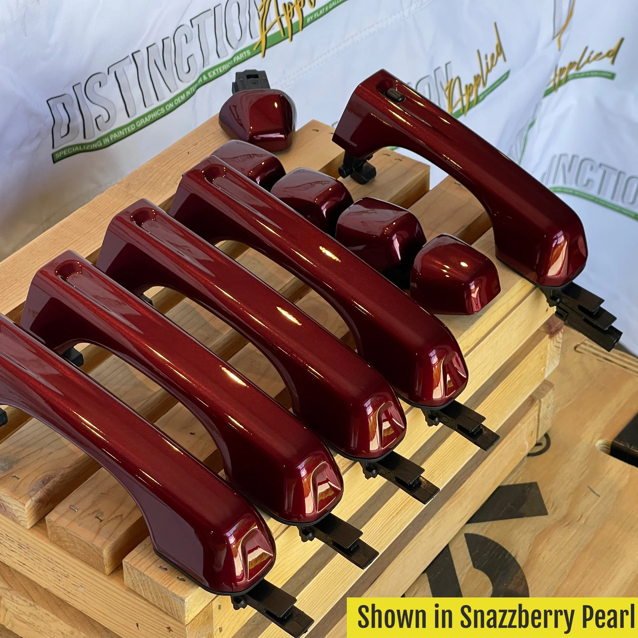 Fits JL 4 Door - Standard Entry Color-Matched Door Handles (5 Handles, No Buttons) - Image 3