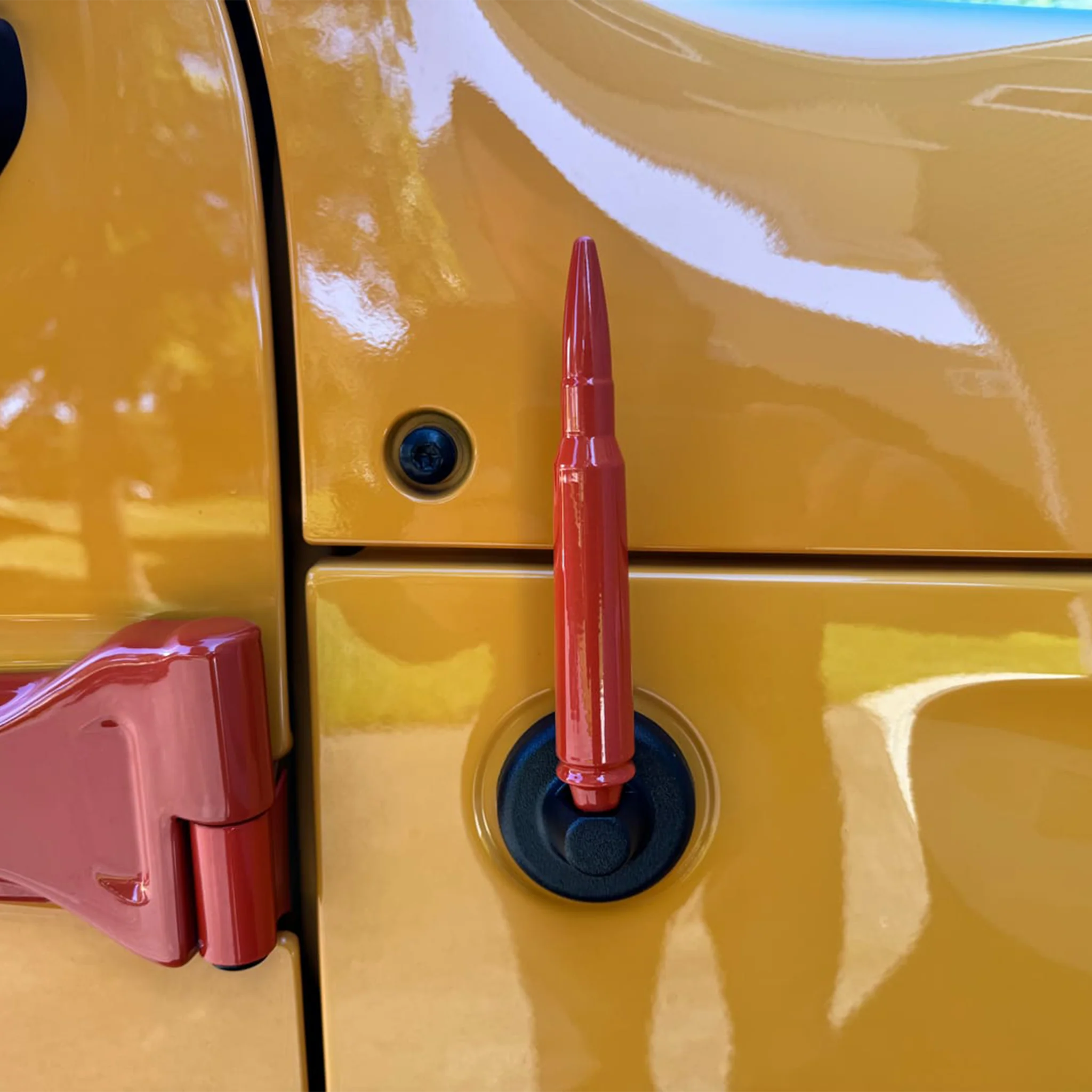 50 cal. 5.7" Aftermarket Solid Aluminum Bullet Antenna - Image 4