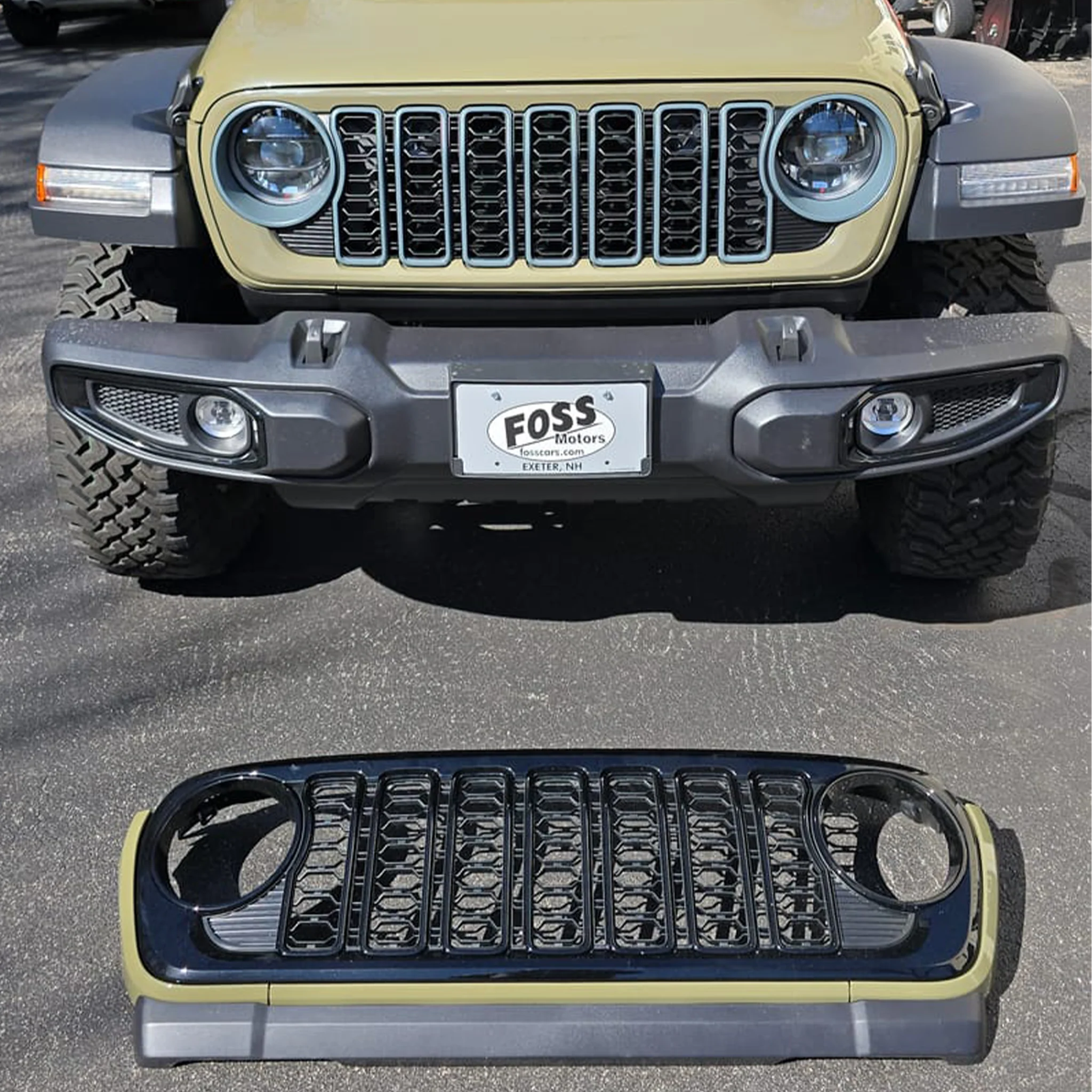 Updated Aftermarket 2024+ Hydrographic Grille (Fits JL/JT 2018-2026) - Image 4