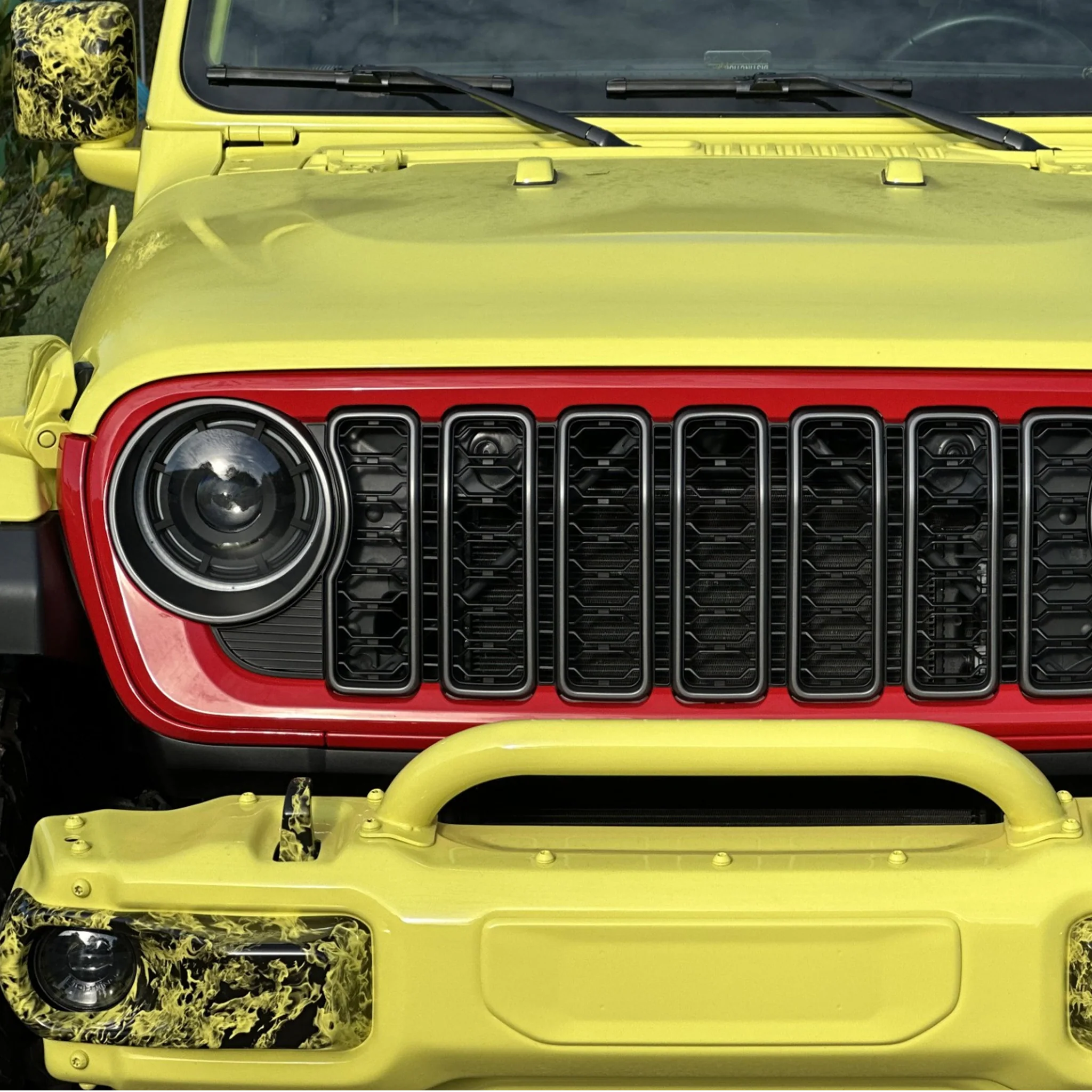 Updated Aftermarket 2024+ Hydrographic Grille (Fits JL/JT 2018-2026) - Image 9