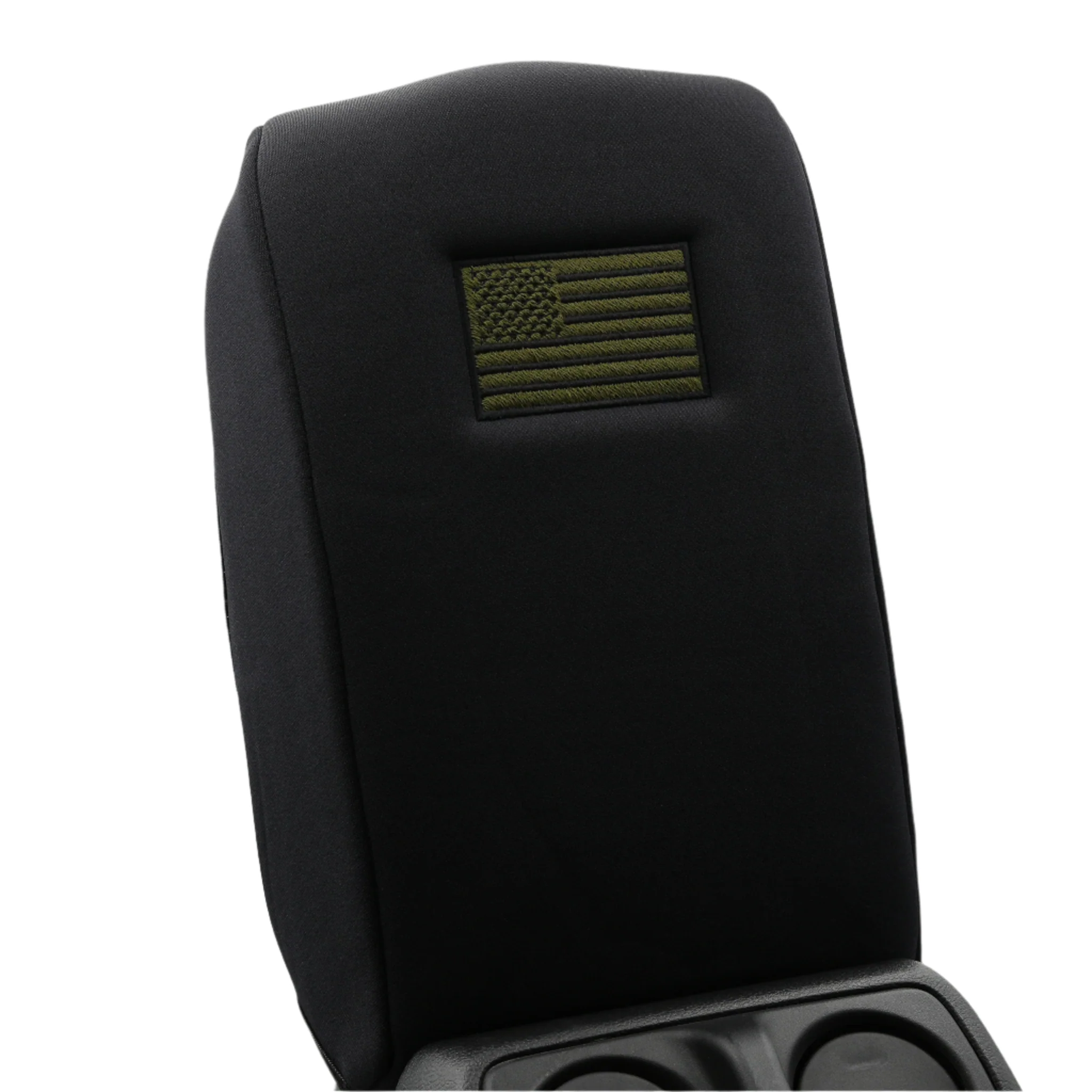 Embroidered Center Console Armrest Cover "American Flag" - Image 7