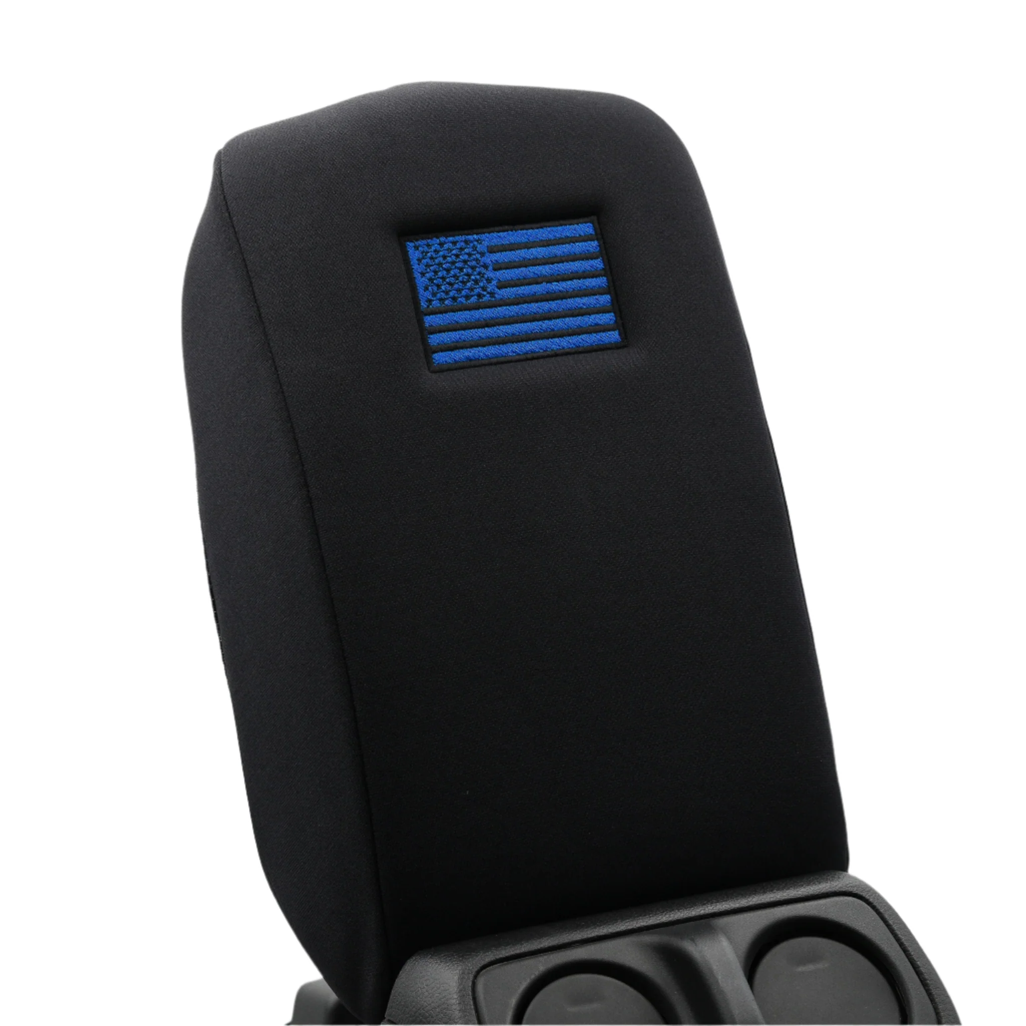 Embroidered Center Console Armrest Cover "American Flag" - Image 9