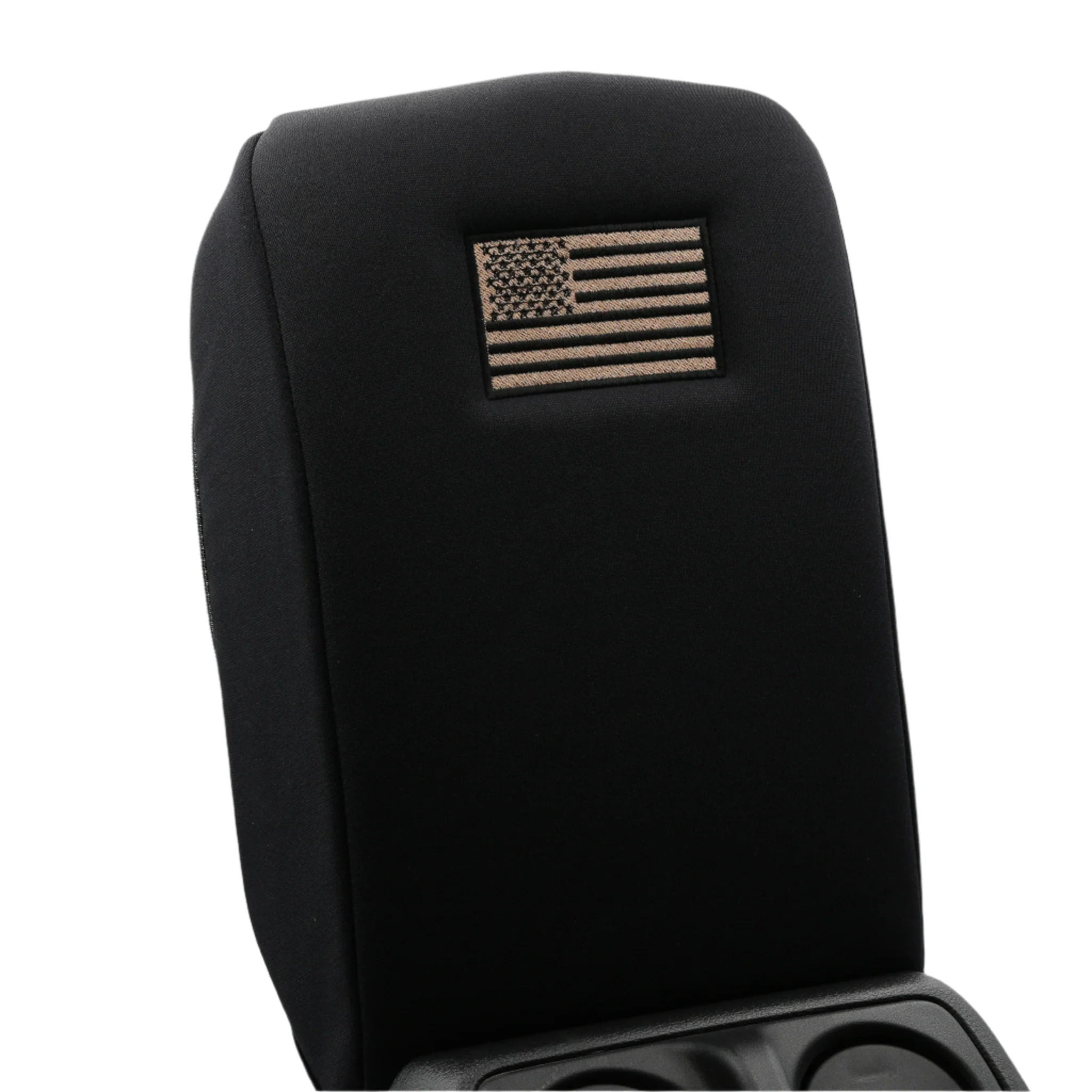 Embroidered Center Console Armrest Cover "American Flag" - Image 3