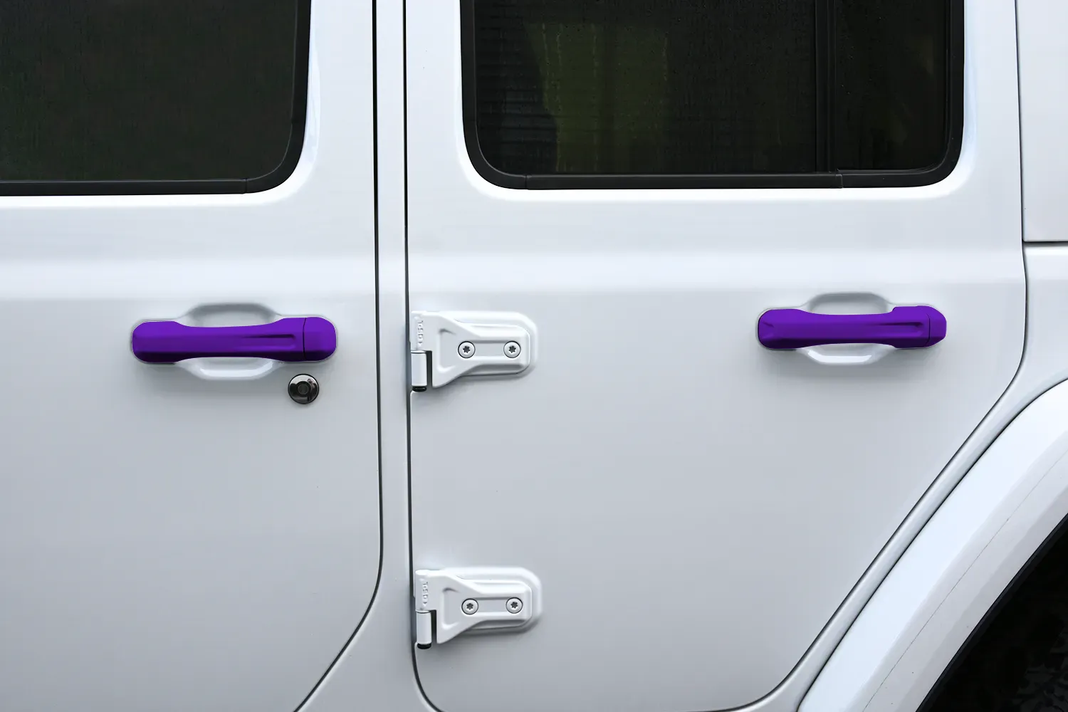 Fits Gladiator JT - Standard Entry Color-Matched Door Handles (4 Handles, No Buttons)