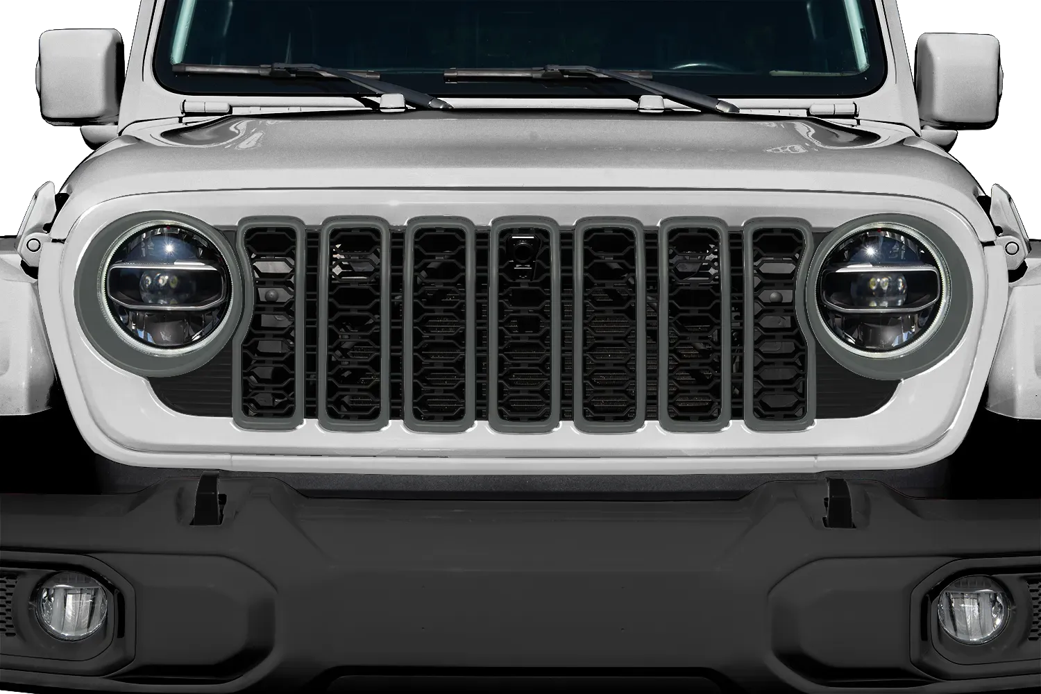 Aftermarket Updated Style Grille (Fits JL/JT)