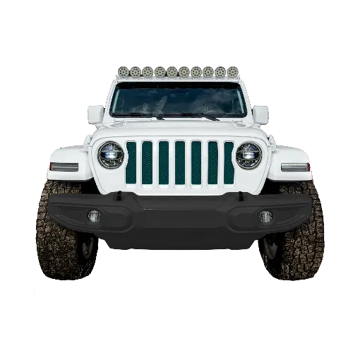 Grille Mesh Painted or Hydrographic (Fits JL/JT 2018-2023)