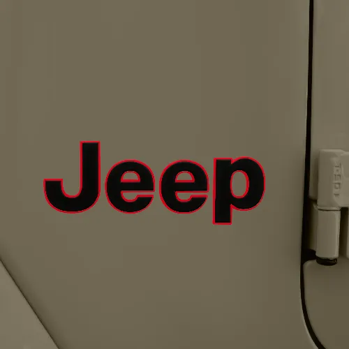Painted Nameplate Emblems (Fits JL/JT/JK)