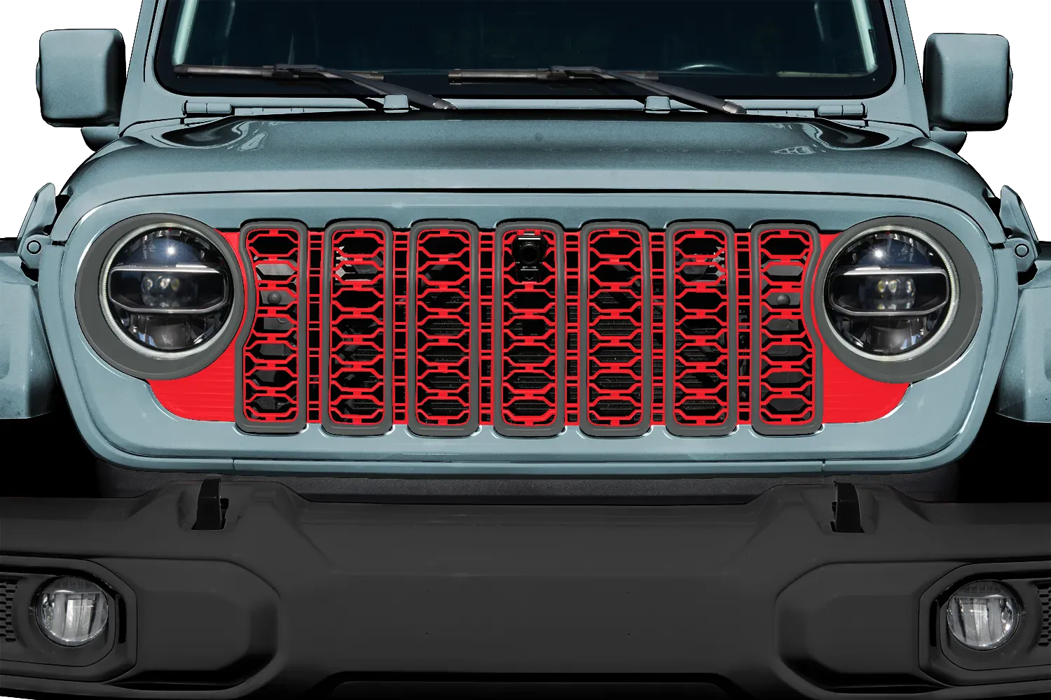 Aftermarket Updated Style Grille (Fits JL/JT)