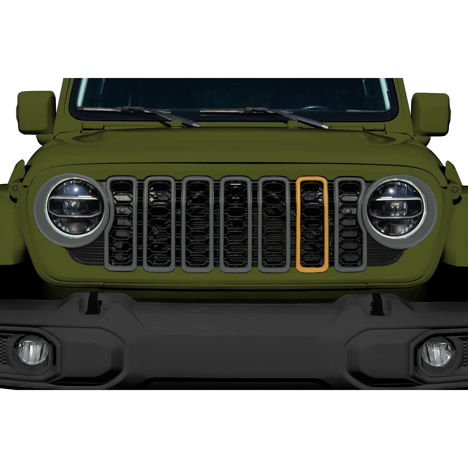 Updated 2024+ Hydrographic Grille (Fits JL/JT 2018-2026)