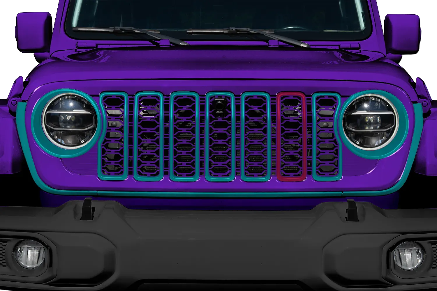 Aftermarket Updated Style Grille (Fits JL/JT)