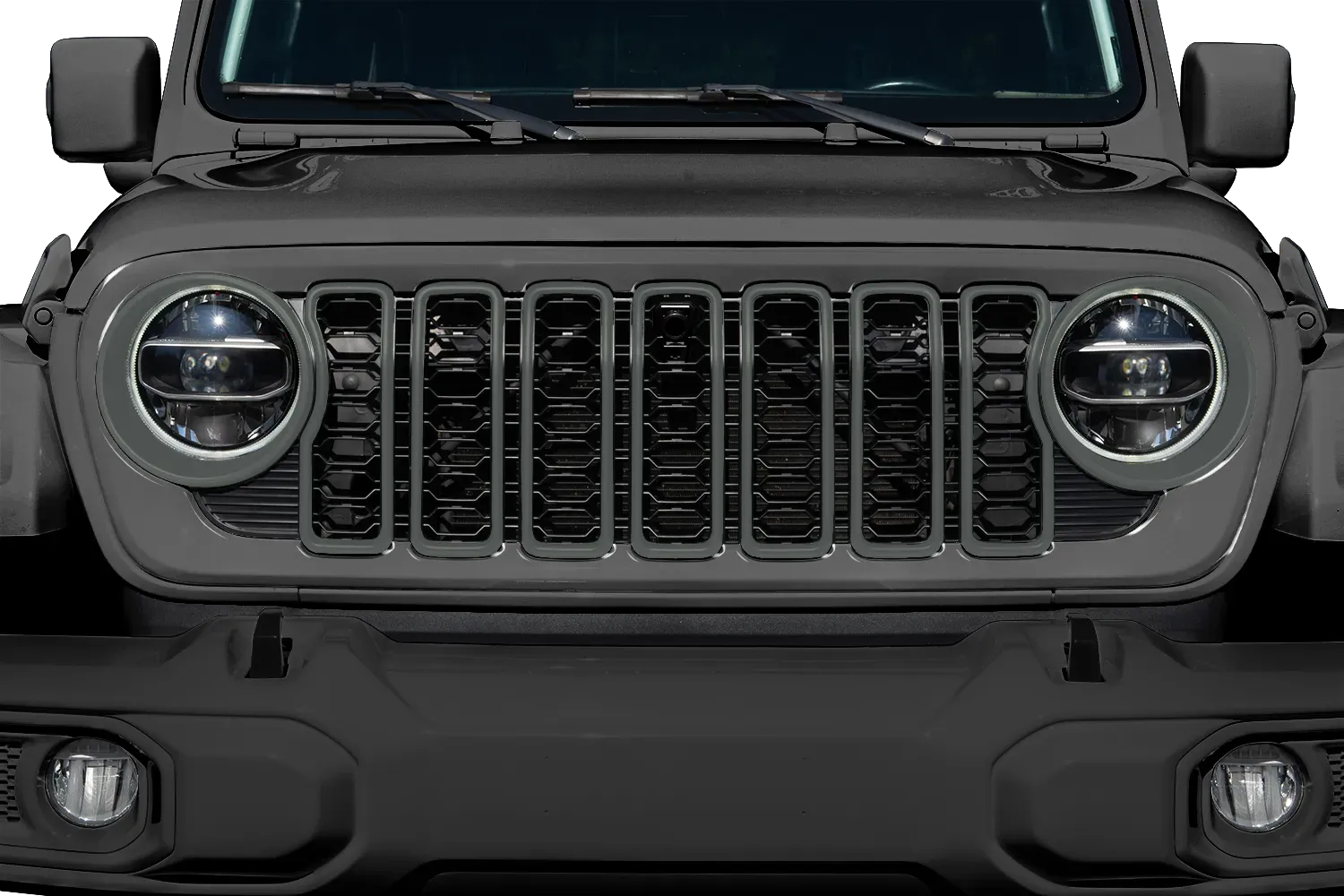 Aftermarket Updated Style Grille (Fits JL/JT)