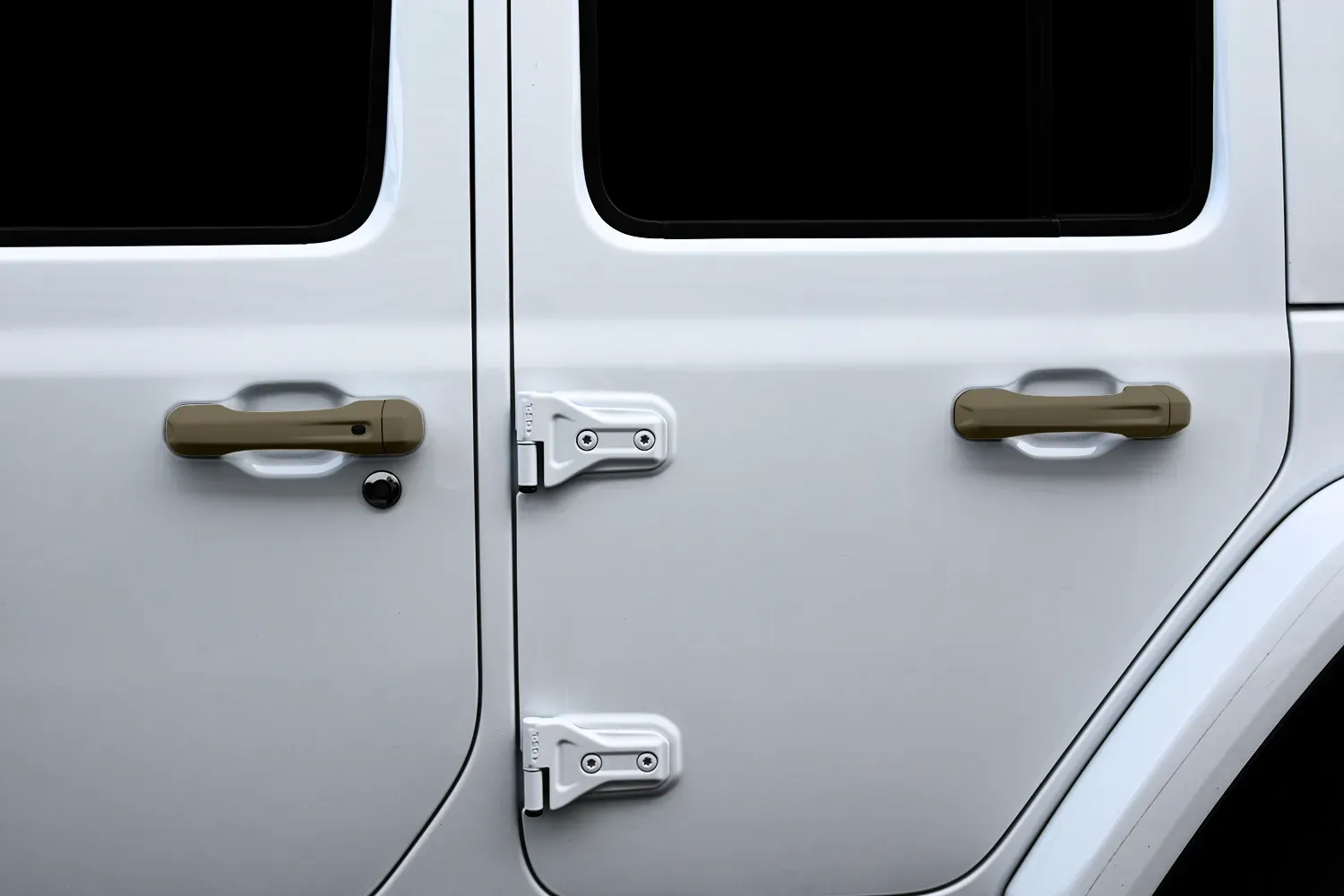 4-Door JL Keyless Entry Paint Matched Door Handles (5 Handles, Buttons)