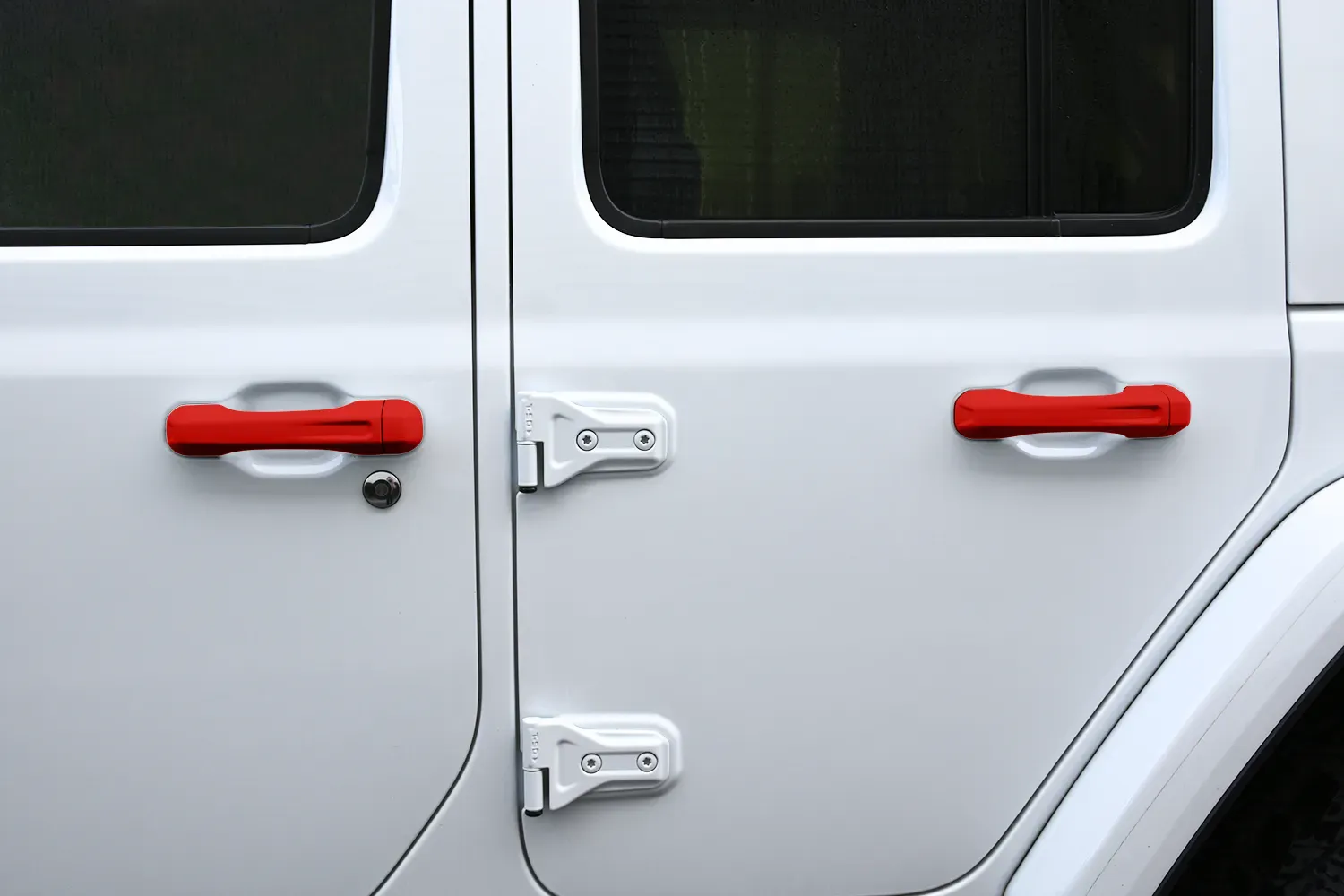 Fits Gladiator JT - Standard Entry Color-Matched Door Handles (4 Handles, No Buttons)