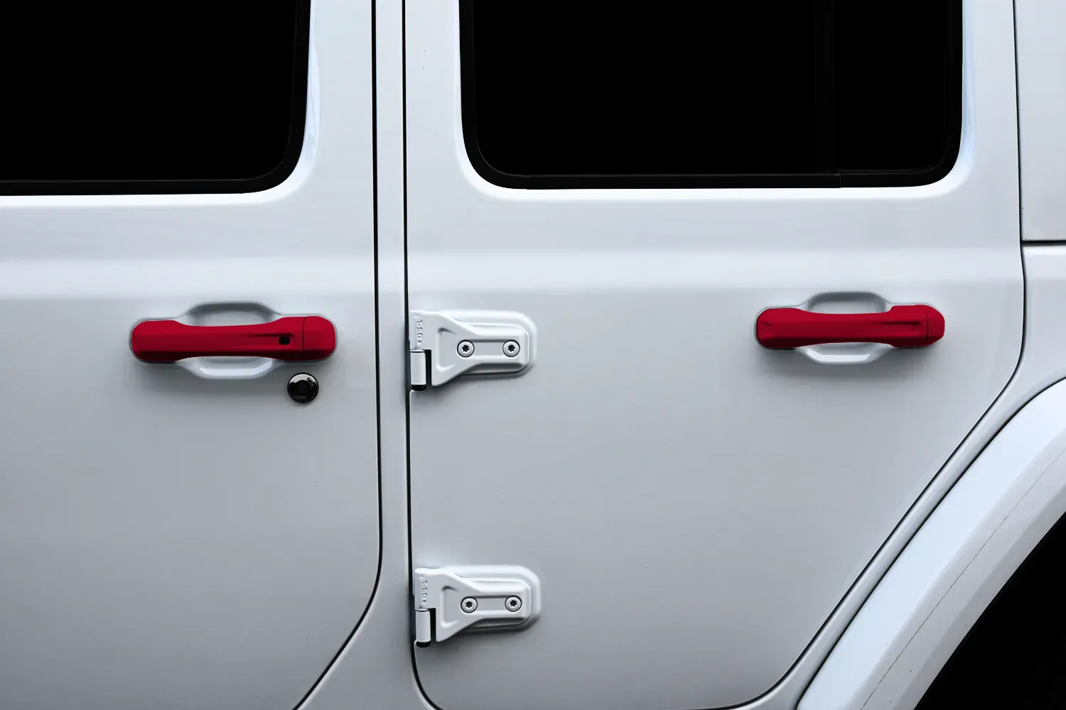 4-Door JL Keyless Entry Paint Matched Door Handles (5 Handles, Buttons)