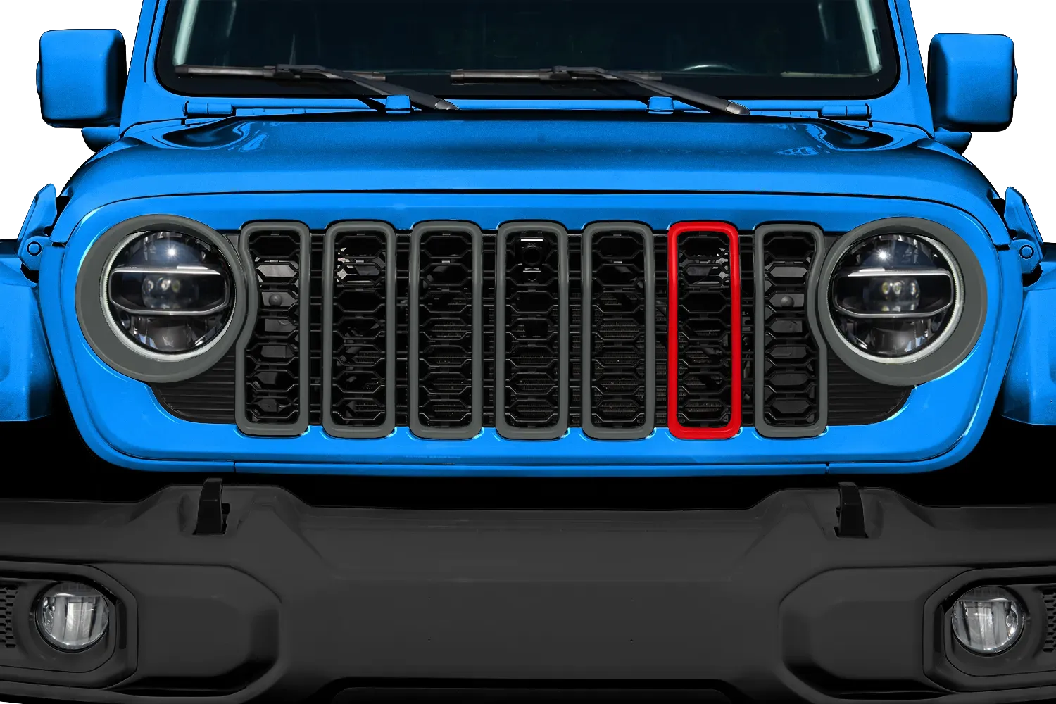 Aftermarket Updated Style Grille (Fits JL/JT)