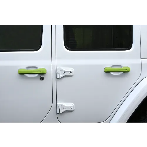Fits JL 4 Door - Standard Entry Color-Matched Door Handles (5 Handles, No Buttons)