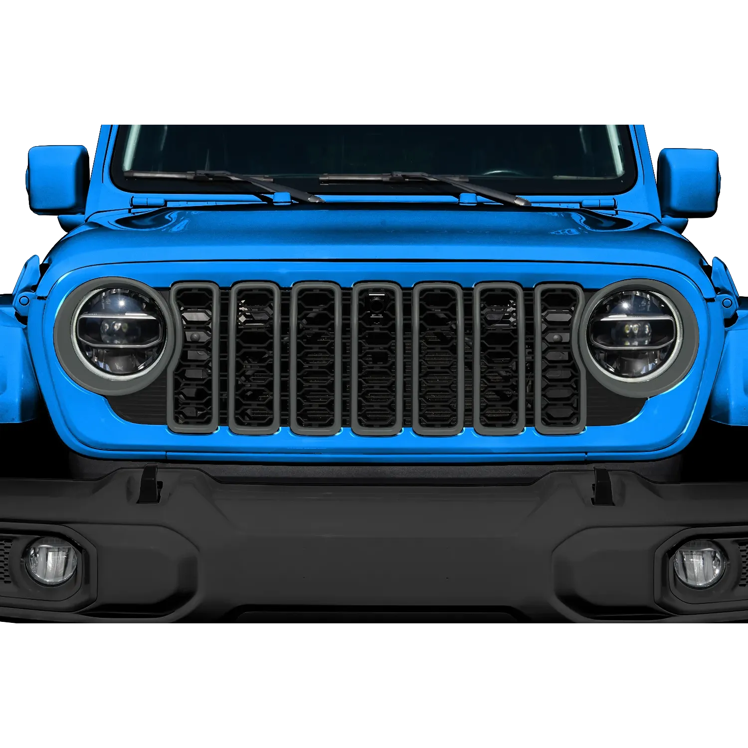 Updated Aftermarket 2024+ Hydrographic Grille (Fits JL/JT 2018-2026)