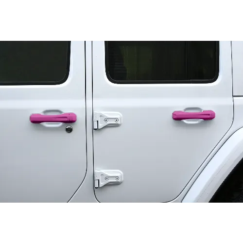 Fits JL 4 Door - Standard Entry Color-Matched Door Handles (5 Handles, No Buttons)