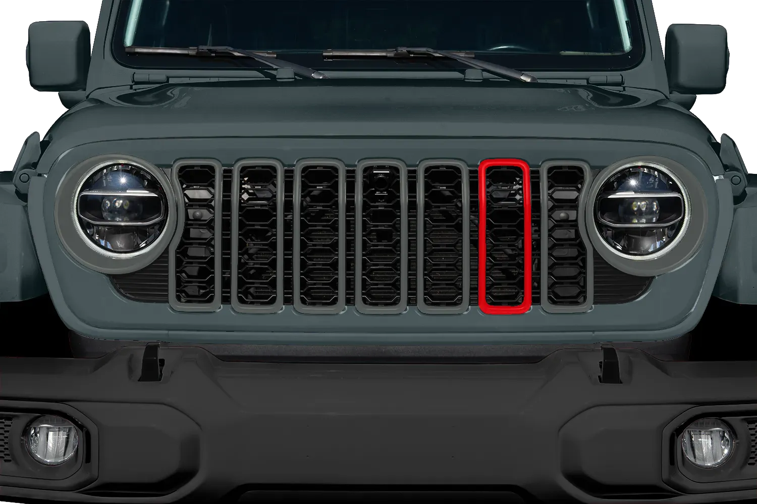 Aftermarket (Single) Stick-on Slot Grille Trim
