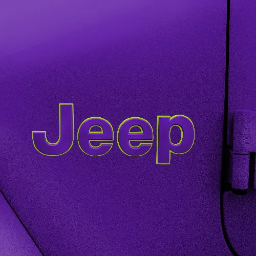 Painted Nameplate Emblems (Fits JL/JT/JK)