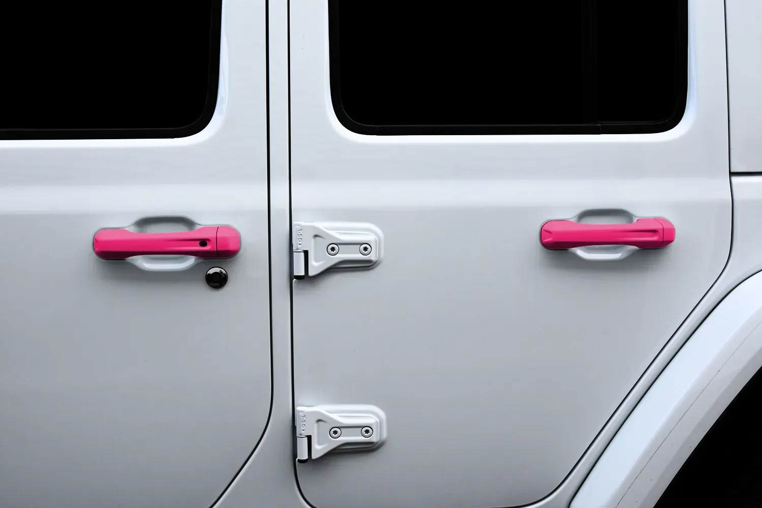 4-Door JL Keyless Entry Paint Matched Door Handles (5 Handles, Buttons)