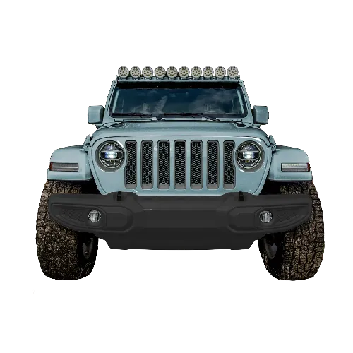 Grille Mesh Painted or Hydrographic (Fits JL/JT 2018-2023)