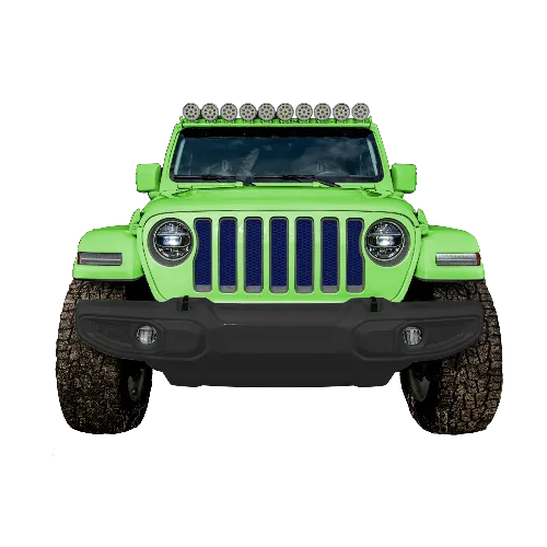 Grille Mesh Painted or Hydrographic (Fits JL/JT 2018-2023)
