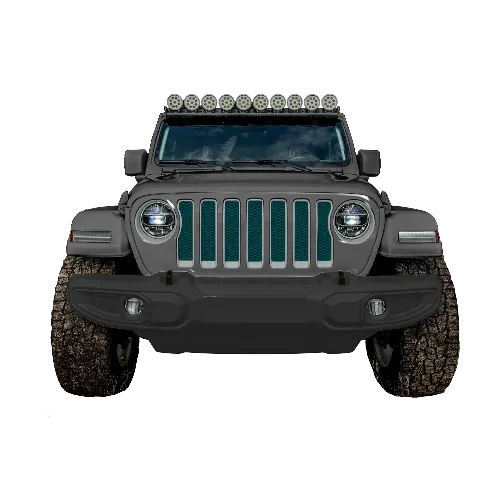 Grille Mesh Painted or Hydrographic (Fits JL/JT 2018-2023)