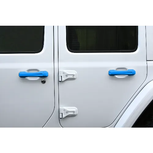 Fits JL 4 Door - Standard Entry Color-Matched Door Handles (5 Handles, No Buttons)
