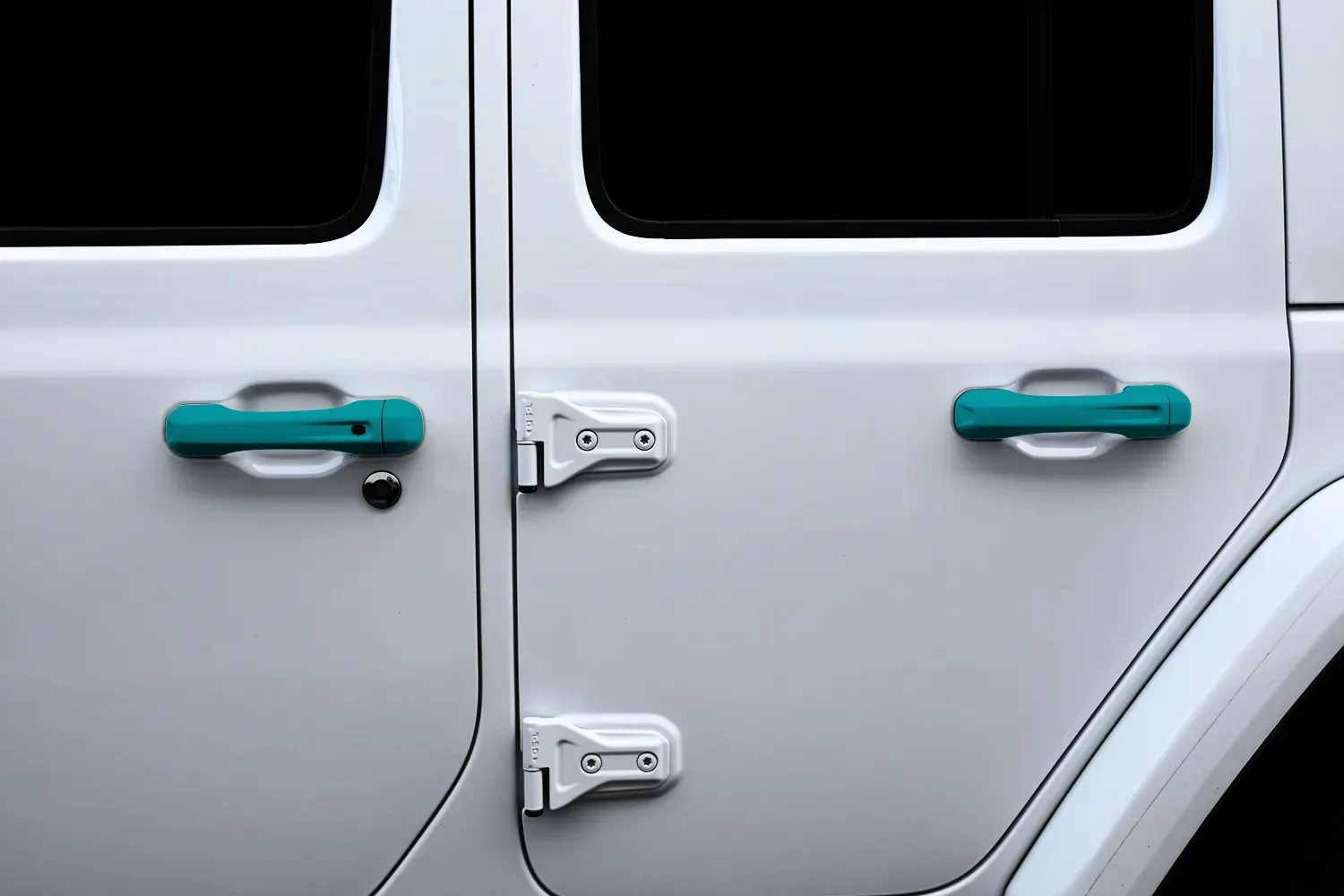 4-Door JL Keyless Entry Paint Matched Door Handles (5 Handles, Buttons)