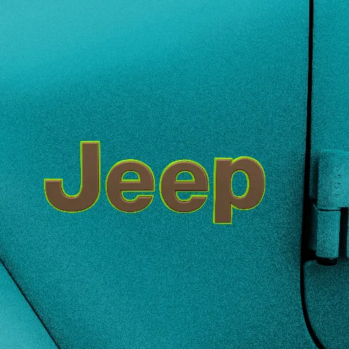 Painted Nameplate Emblems (Fits JL/JT/JK)