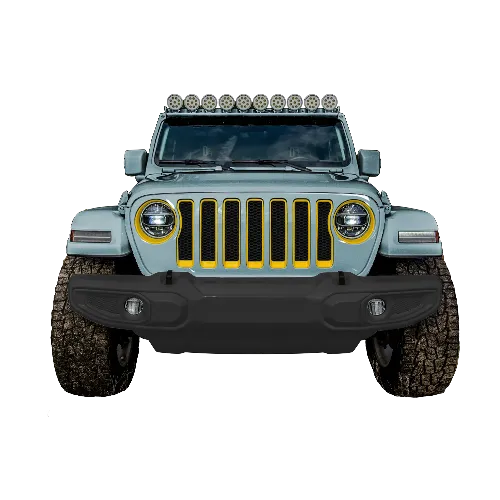 Classic Grille Trim Factory Color Painted (Fits JL/JT, 4XE, 392 Models 2018-2023)
