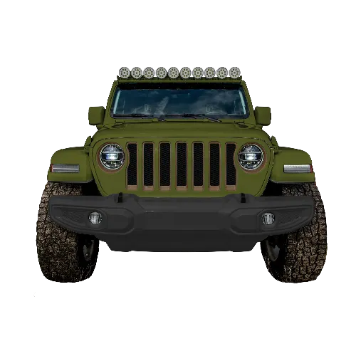 Classic Grille Trim Factory Color Painted (Fits JL/JT, 4XE, 392 Models 2018-2023)