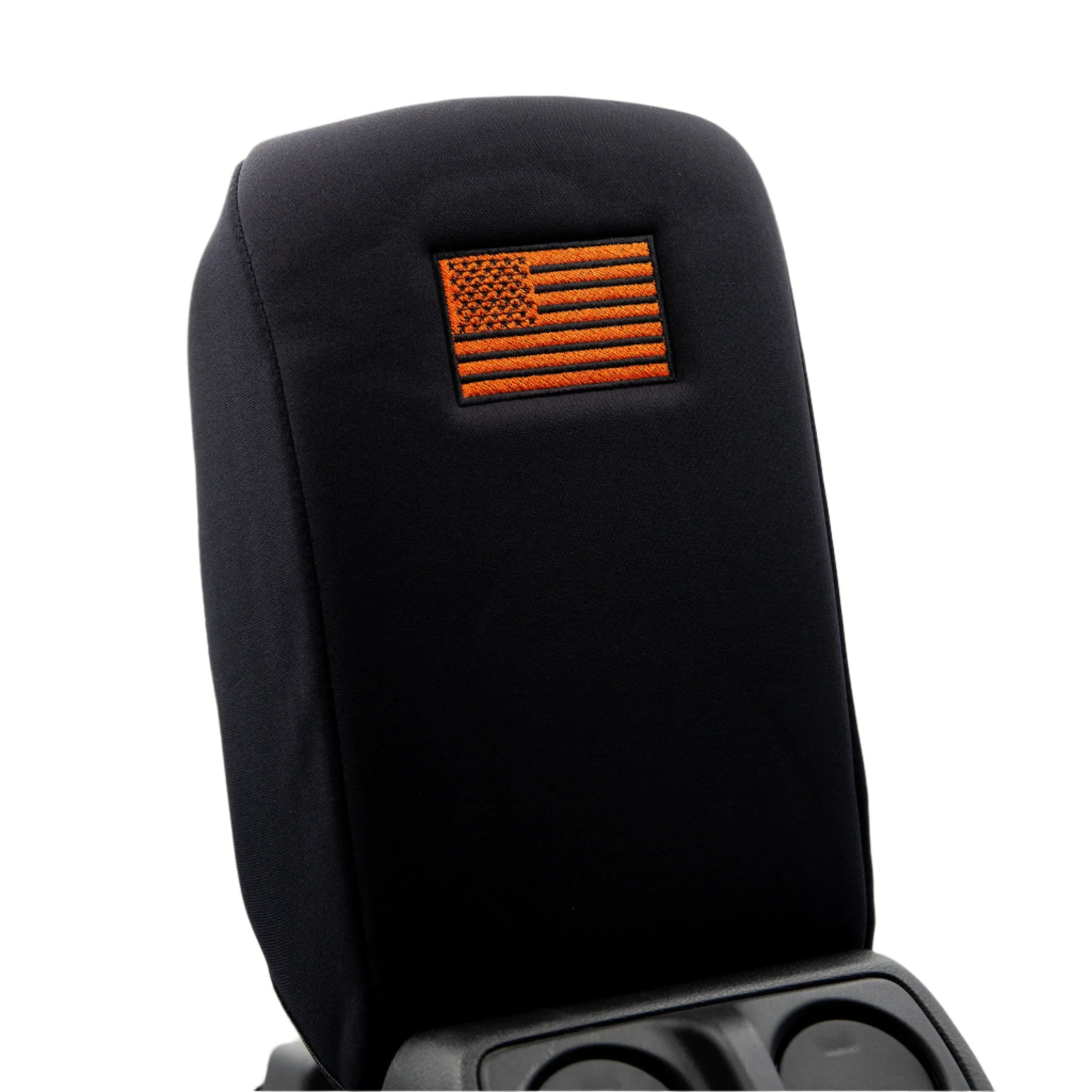 Embroidered Center Console Armrest Cover "American Flag" - Image 4