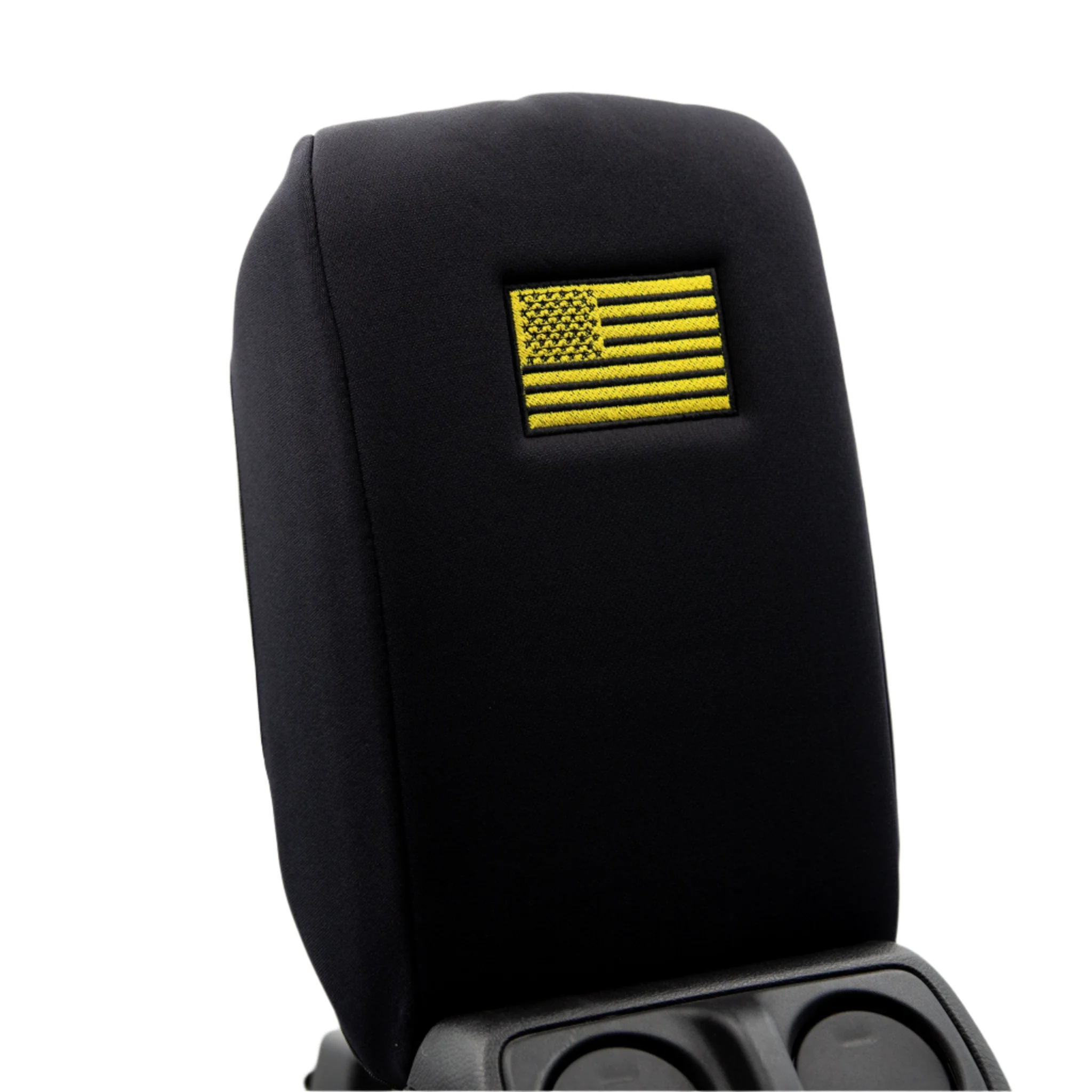 Embroidered Center Console Armrest Cover "American Flag" - Image 5