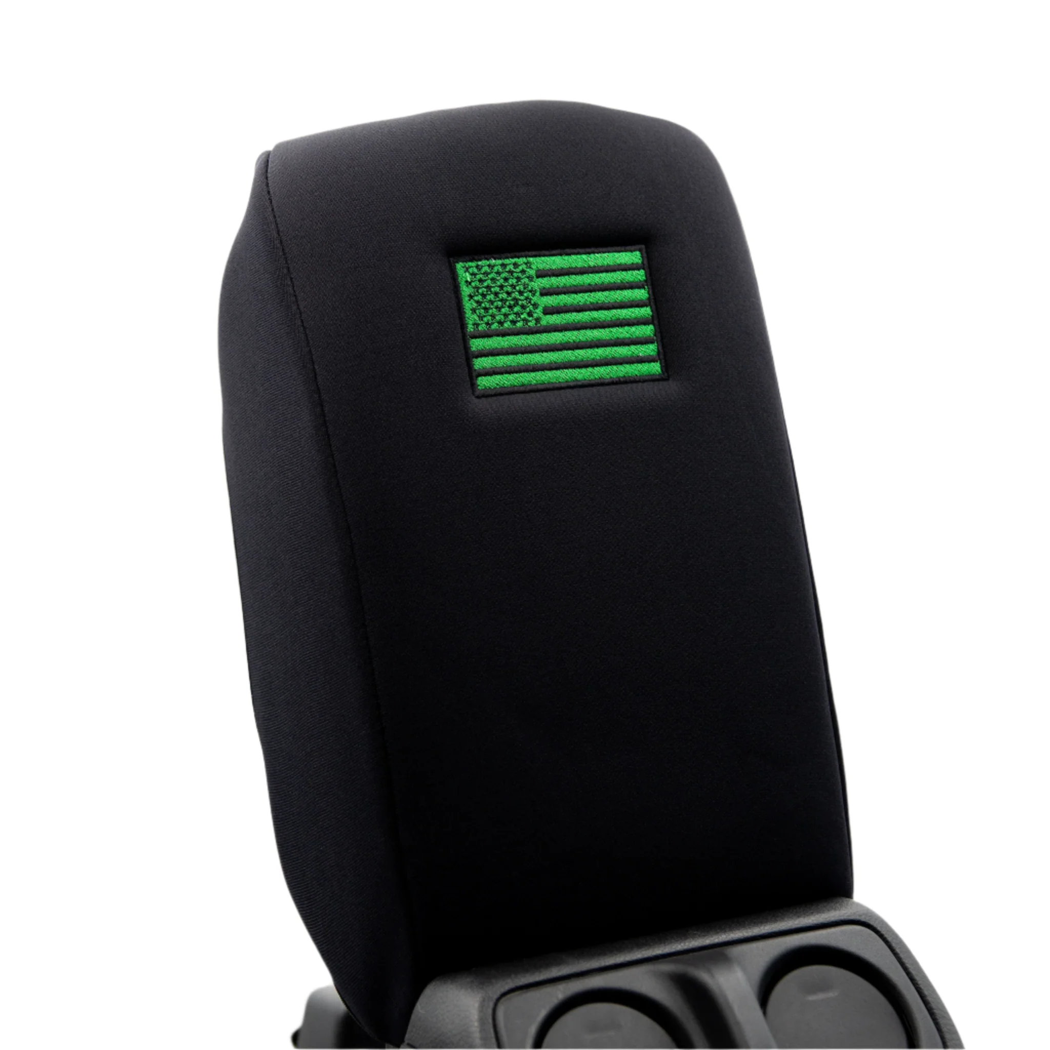 Embroidered Center Console Armrest Cover "American Flag" - Image 6