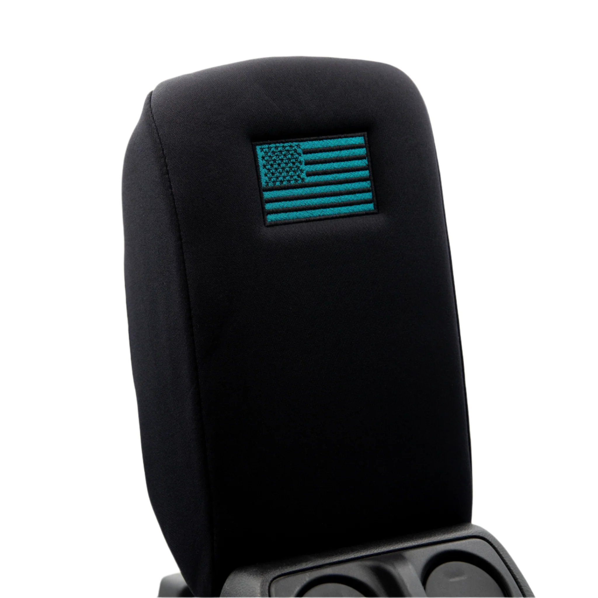 Embroidered Center Console Armrest Cover "American Flag" - Image 8