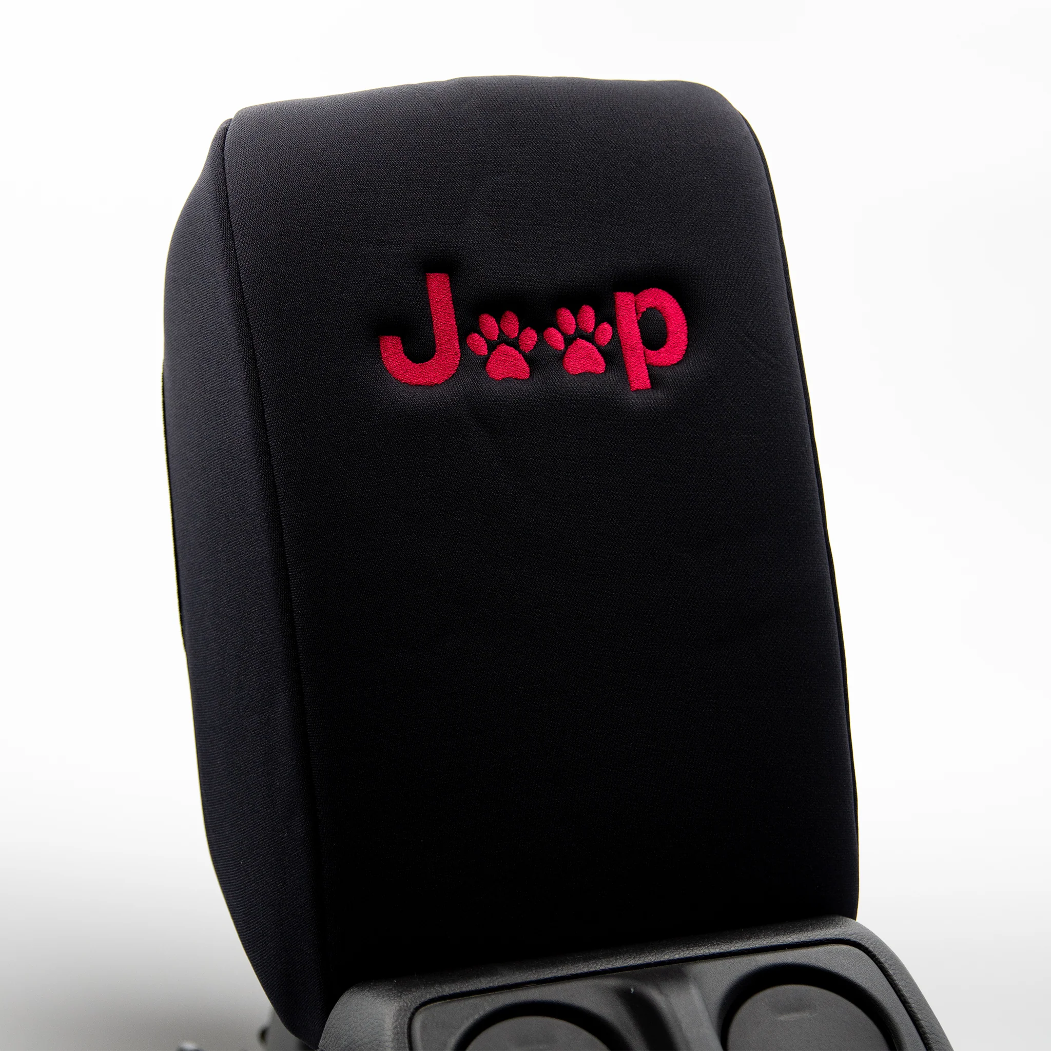 Embroidered Center Console Armrest Cover "Paw Print" - Image 11