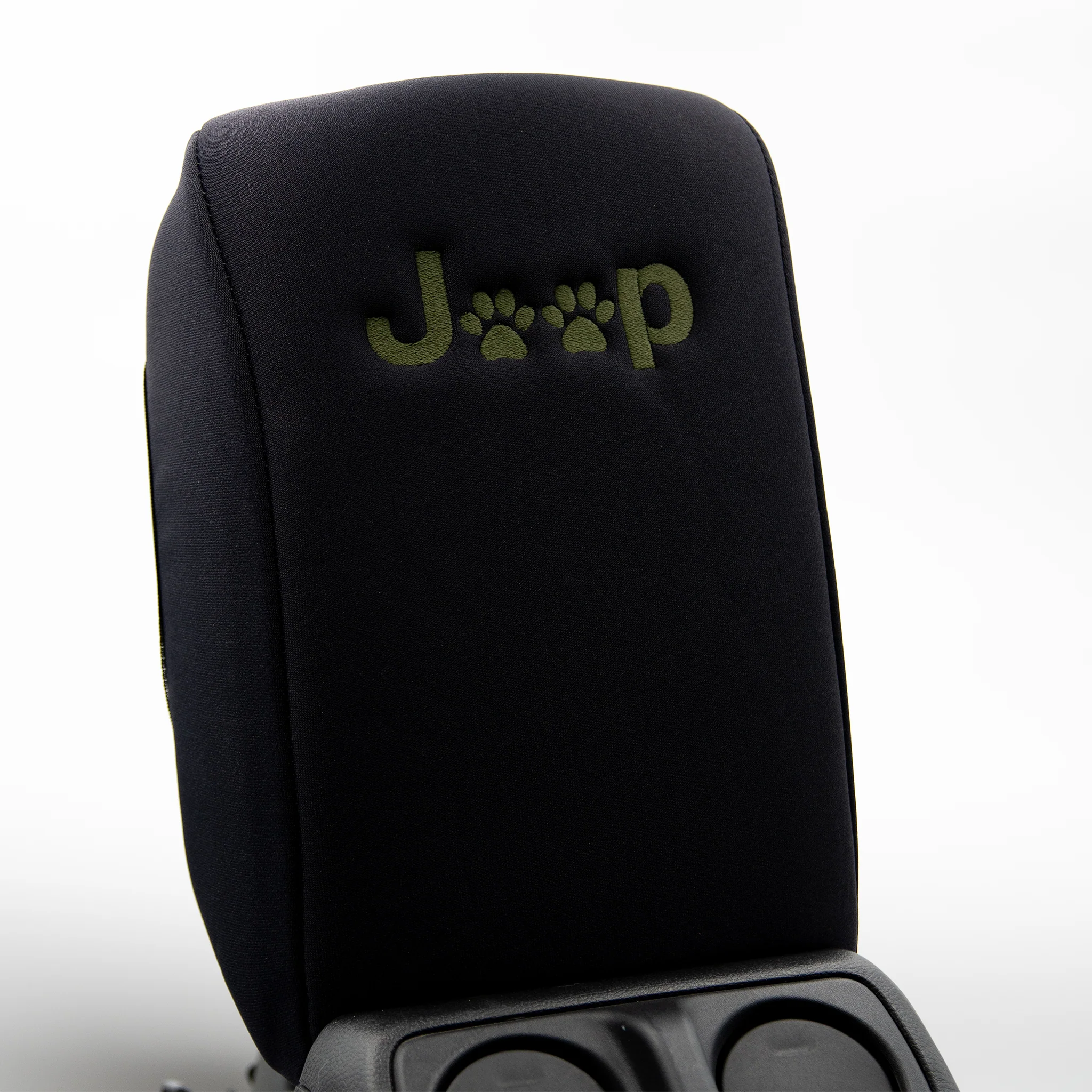Embroidered Center Console Armrest Cover "Paw Print" - Image 5