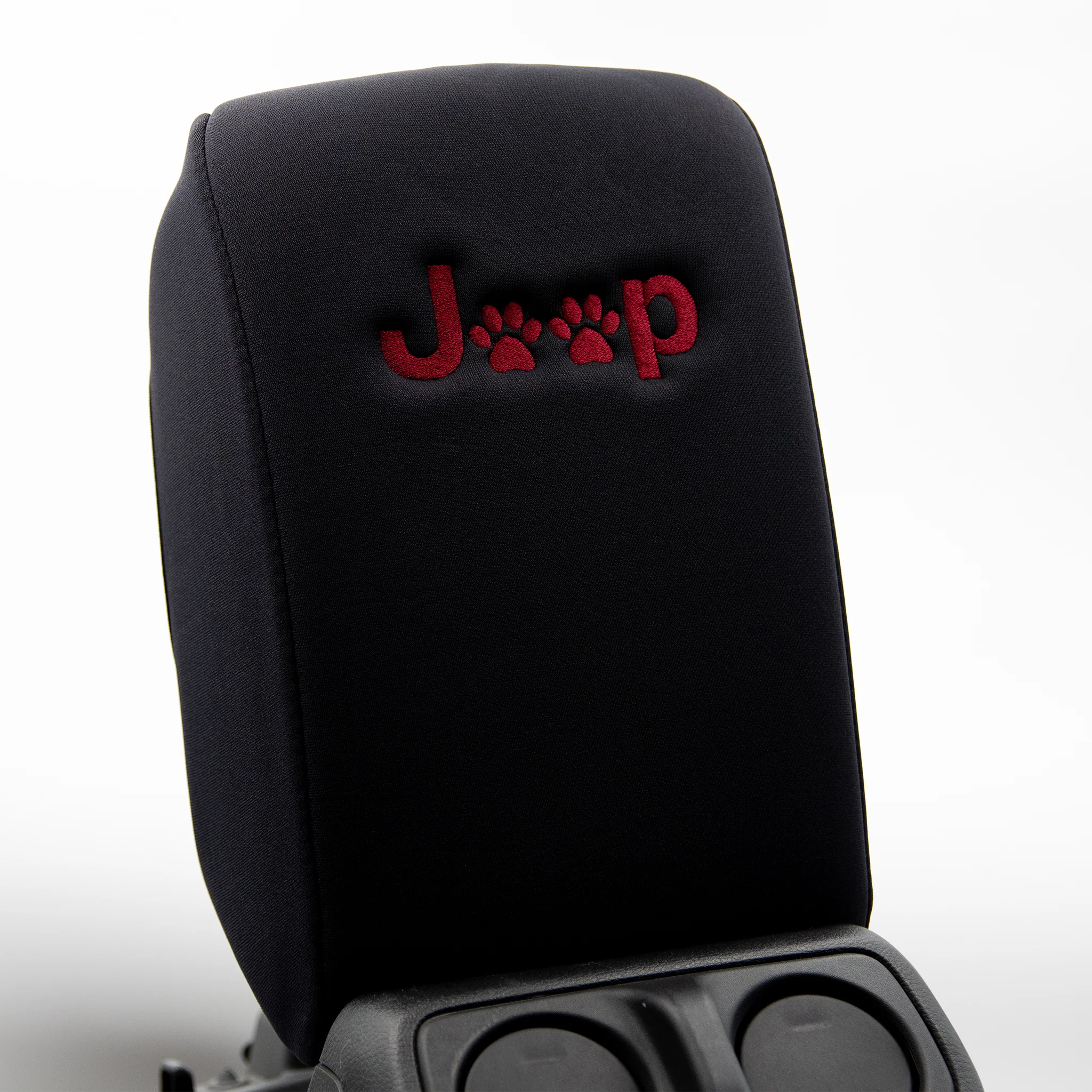 Embroidered Center Console Armrest Cover "Paw Print" - Image 9