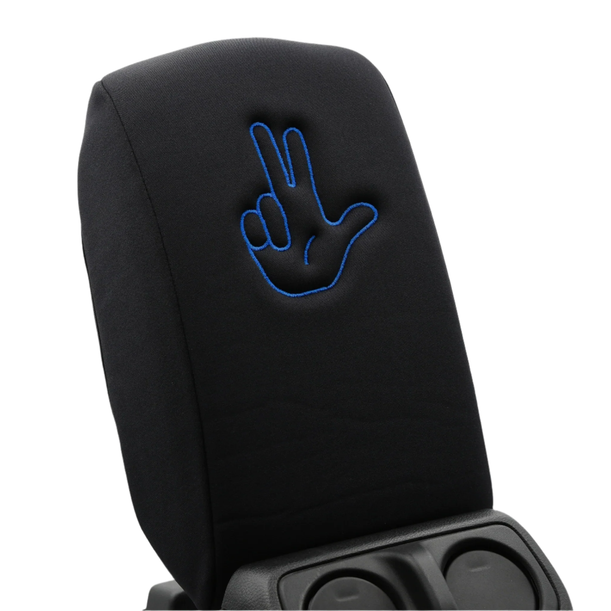 Embroidered Armrest Center Console Cover "Peace Wave" - Image 10