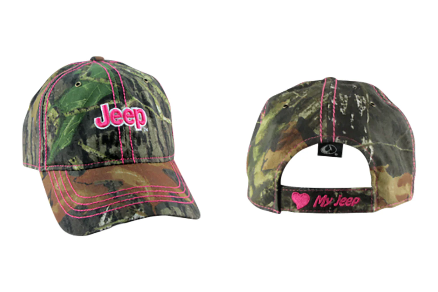 Mossy Oak Pink Stitch Hat - Image 4