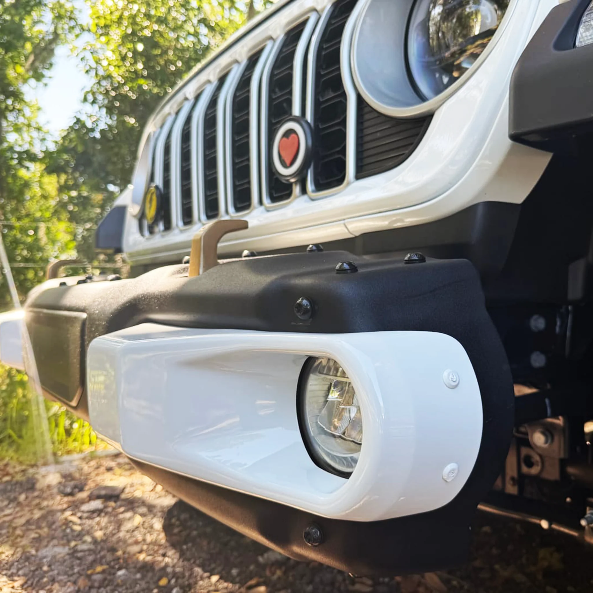 Steel Front Bumper Fog Light Trim (Fits Rubicon JL/JT) - Image 5